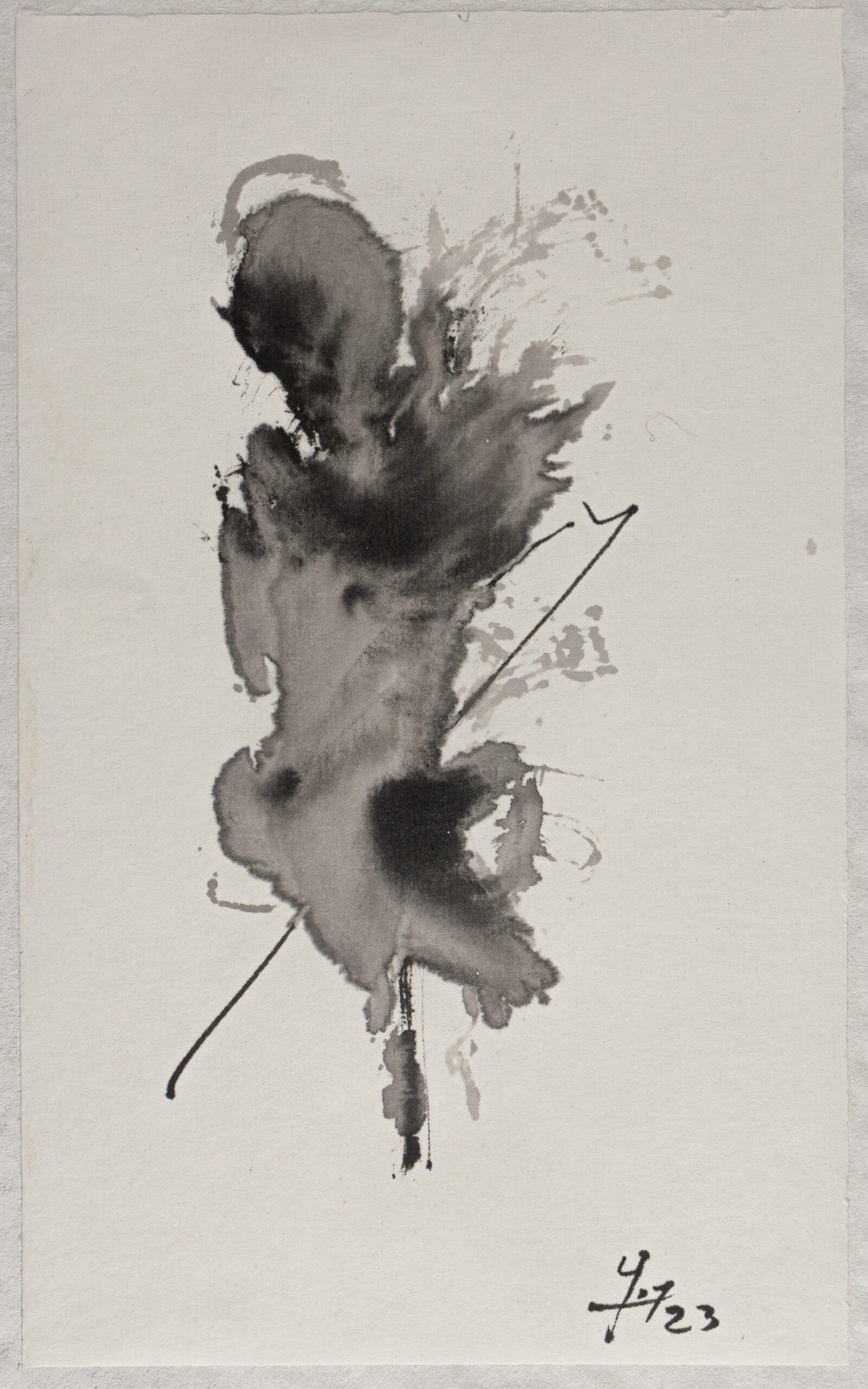 23NB Encre sur papier / 2023 / 11x18.5cm