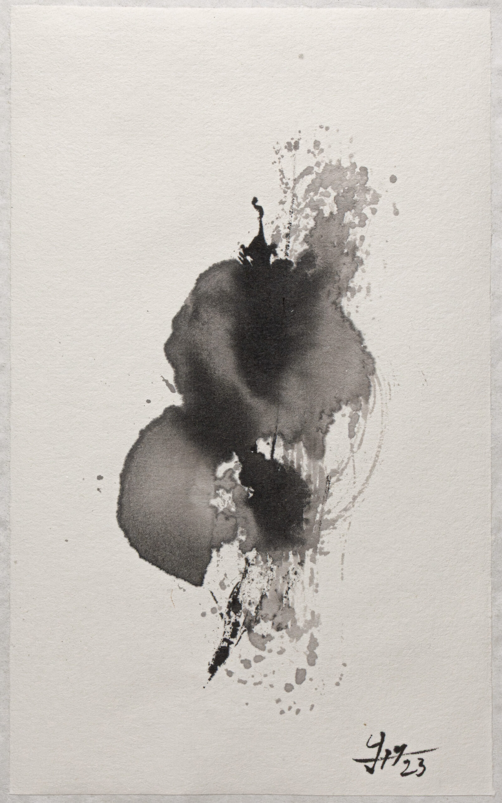 23NB Encre sur papier / 2023 / 11x18.5cm