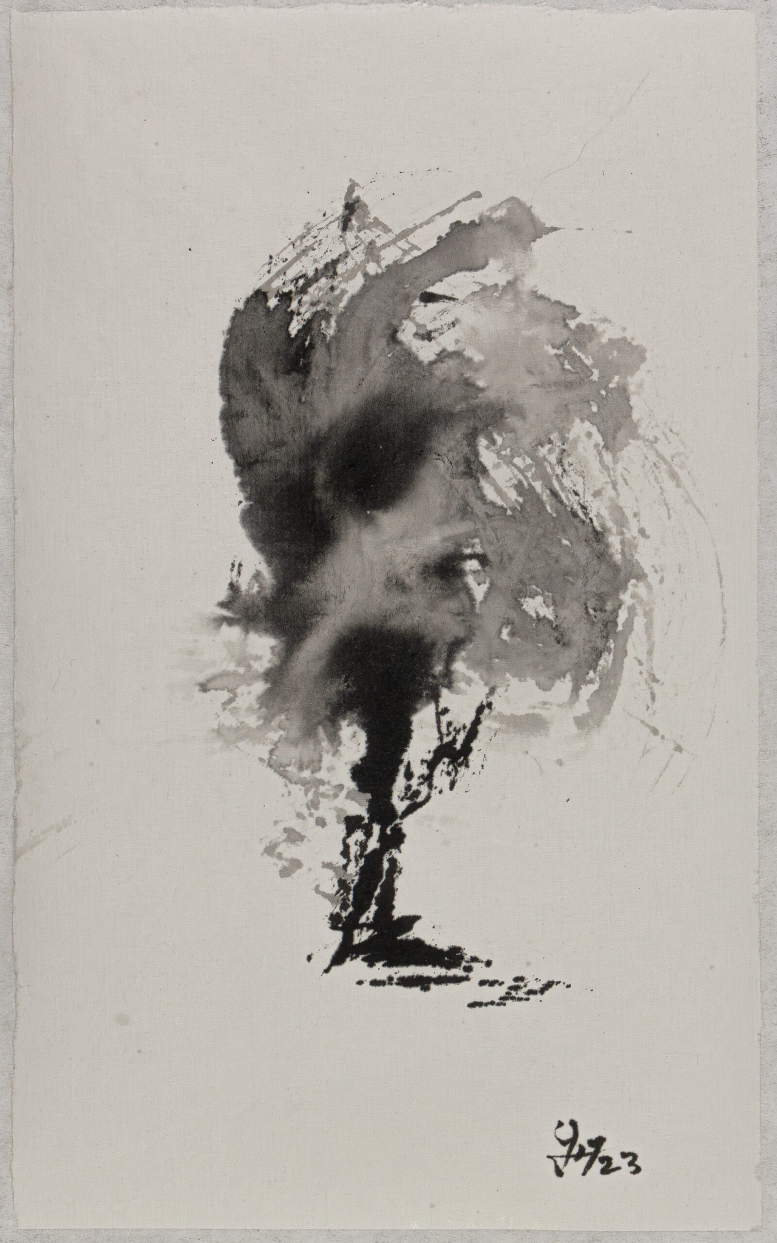 23NB Encre sur papier / 2023 / 11x18.5cm