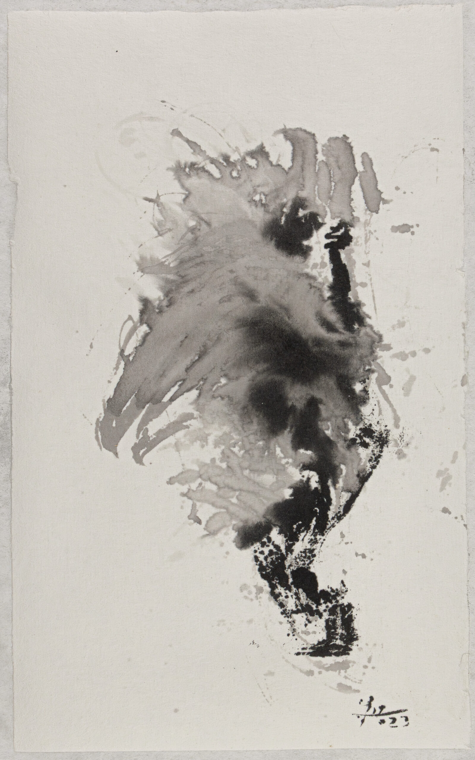 23NB Encre sur papier / 2023 / 11x18.5cm