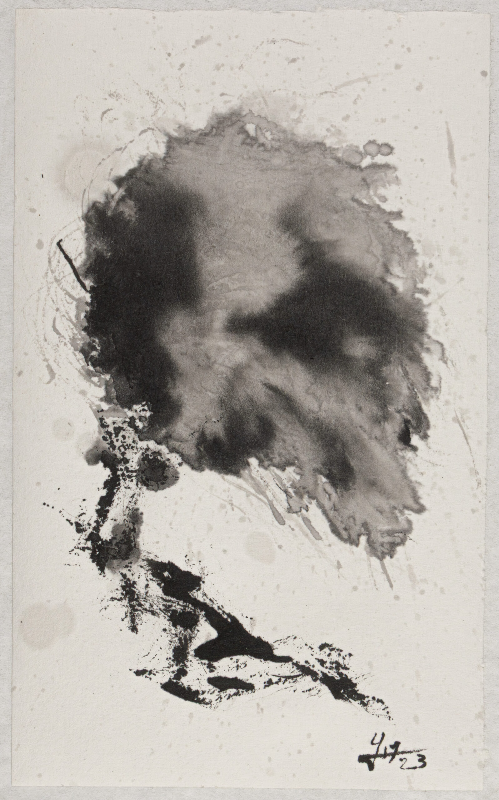 23NB Encre sur papier / 2023 / 11x18.5cm