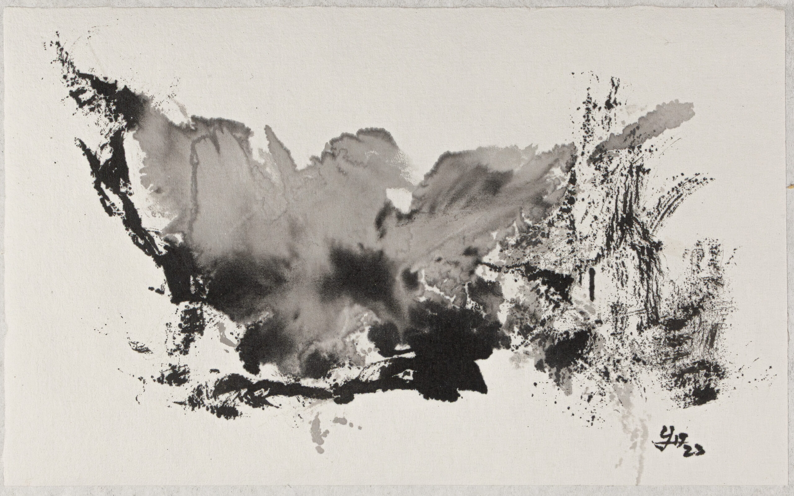 23NB Encre sur papier / 2023 / 18.5x11cm